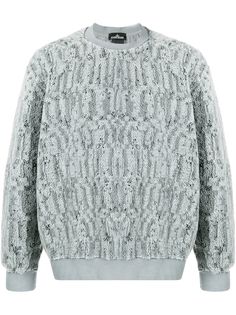 Stone Island Shadow Project фактурный свитер