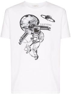 Valentino футболка с принтом