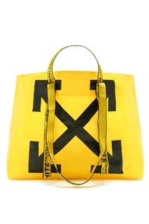 Желтая сумка с логотипом Off White