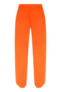 Оранжевые спортивные брюки Off White