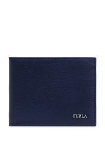 Синий кожаный кошелек Marte Furla