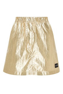 Мини-юбка золотистого цвета Calvin Klein