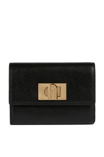 Черный кожаный кошелек 1927 Furla