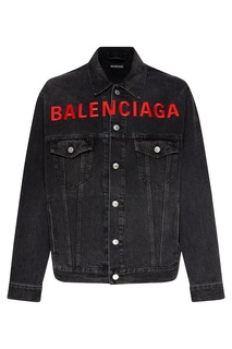 Джинсовая куртка с логотипом Balenciaga Man