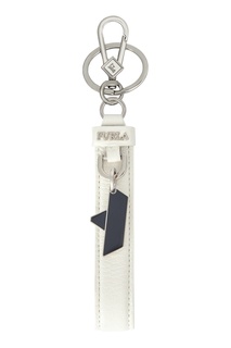 Белый брелок с подвеской Ulisse Furla