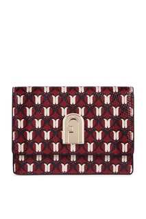 Красный складной кошелек с узором 1927 Furla