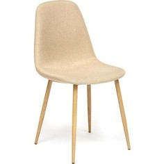 Стул TetChair BREEZE (mod. 4724) ножки натуральное дерево, сиденье и спинка бежевый