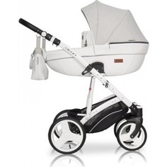 Коляска 2 в 1 Riko AICON 01 серый-белый