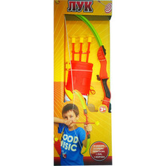 Игрушечное оружие Abtoys Лук со стрелами на присосках (S-00061)