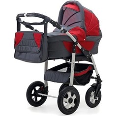 Коляска 2 в 1 Bart Plast SERENADE PCO 05N - серый-красный