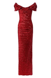 Платье-макси c пайетками Dolce & Gabbana