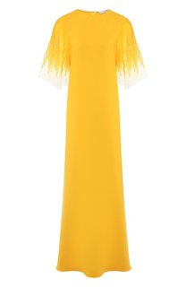 Шелковое платье Oscar de la Renta