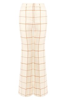 Брюки в клетку Victoria Beckham