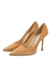 Замшевые туфли Love 100 Jimmy Choo