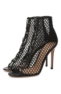 Текстильные ботильоны Gianvito Rossi
