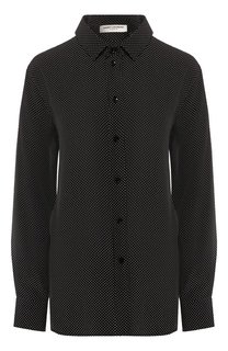 Шелковая рубашка Saint Laurent