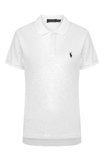 Поло с пайетками Polo Ralph Lauren