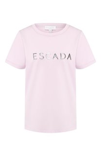 Хлопковая футболка Escada Sport