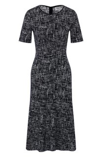 Платье из смеси шерсти и вискозы Oscar de la Renta