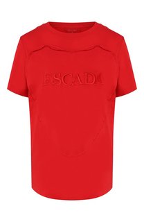 Хлопковая футболка Escada Sport