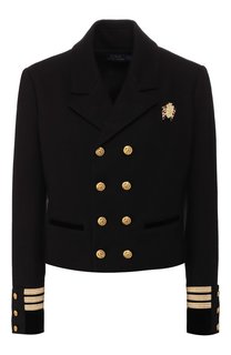 Жакет из смеси хлопка и шерсти Polo Ralph Lauren