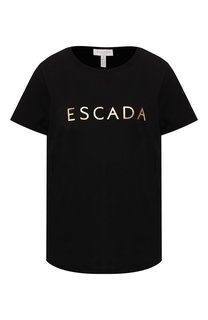 Хлопковая футболка Escada Sport
