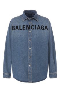 Джинсовая рубашка Balenciaga