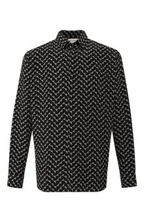 Шелковая рубашка Saint Laurent