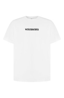 Хлопковая футболка Vetements