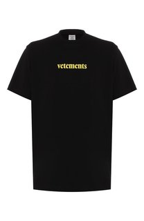Хлопковая футболка Vetements