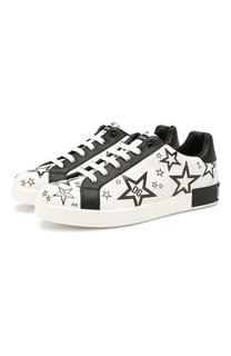 Кожаные кеды Dolce & Gabbana