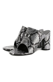 Кожаные мюли Oval Balenciaga