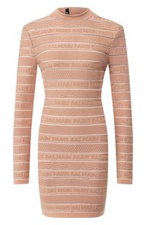 Платье из вискозы Balmain