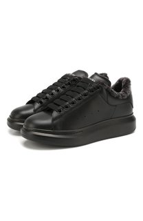 Кожаные кеды Alexander McQueen