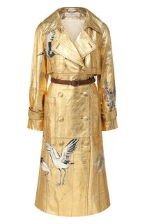 Кожаное пальто Golden Goose Deluxe Brand