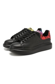 Кожаные кеды Alexander McQueen