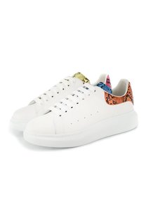 Кожаные кеды Alexander McQueen