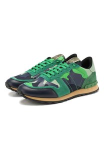 Комбинированные кроссовки Valentino Garavani Rockrunner Valentino