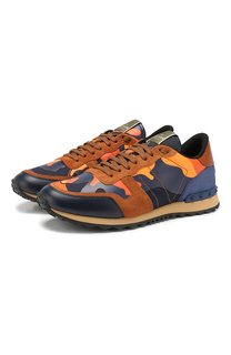Комбинированные кроссовки Valentino Garavani Rockrunner Valentino
