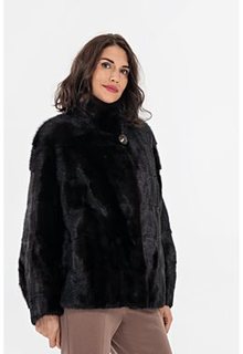 Короткая норковая шуба Flaumfeder