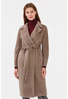 Пальто из шерсти и вискозы La Reine Blanche