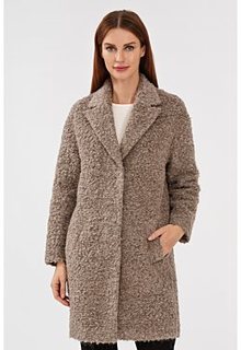 Пальто из буклированной ткани La Reine Blanche