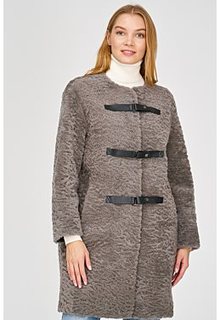 Утепленное пальто из овчины Virtuale Fur Collection