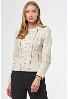 Куртка из натуральной кожи La Reine Blanche