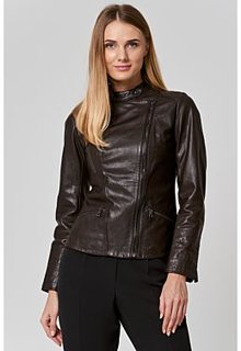 Куртка из натуральной кожи La Reine Blanche