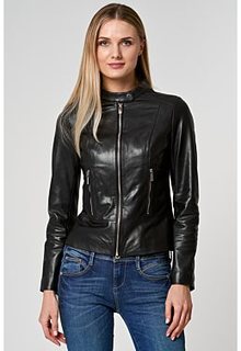 Куртка из натуральной кожи La Reine Blanche
