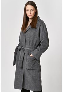 Полушерстяное пальто Снежная Королева