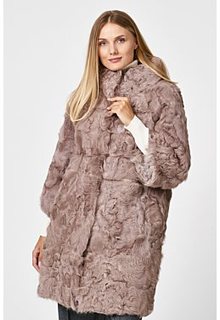 Утепленная шуба из овчины Virtuale Fur Collection