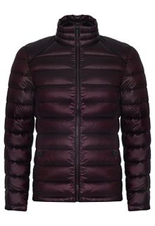 Короткий пуховик с отделкой экокожей Urban Fashion for men