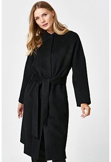 Полушерстяное пальто с поясом Снежная Королева